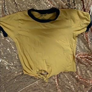 Yellow tee
